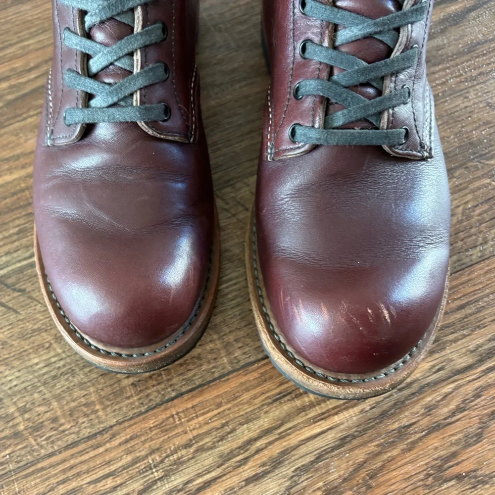 RARE Red Wing Beckman Boots 9011 in Black Cherry Featherstone Leather 7.5